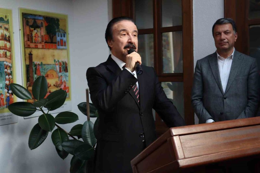 Bahattin Atak’ın "elinde Fırça, Dilinde Müzik" İsimli Çizgi Roman Sergisi Açıldı