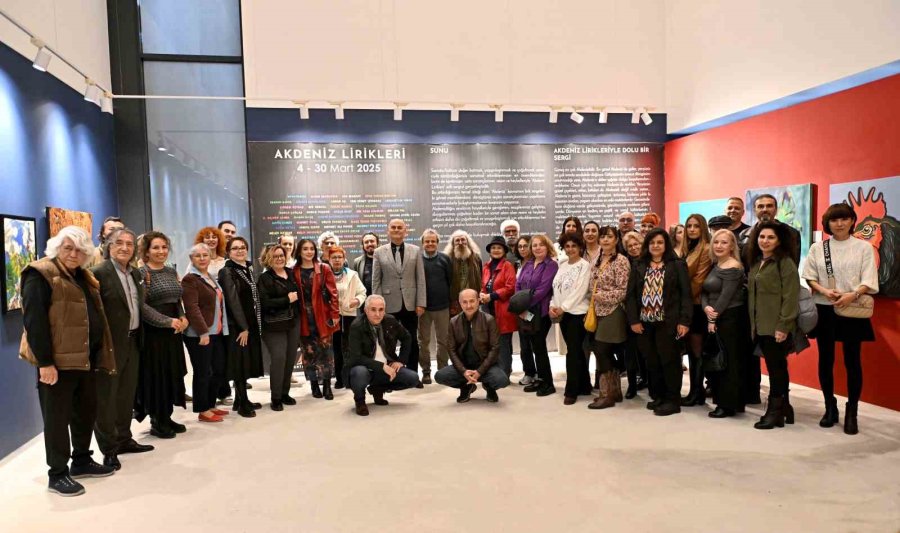 Antalya’da 58 Usta Sanatçı "akdeniz Lirikleri" Sergisinde