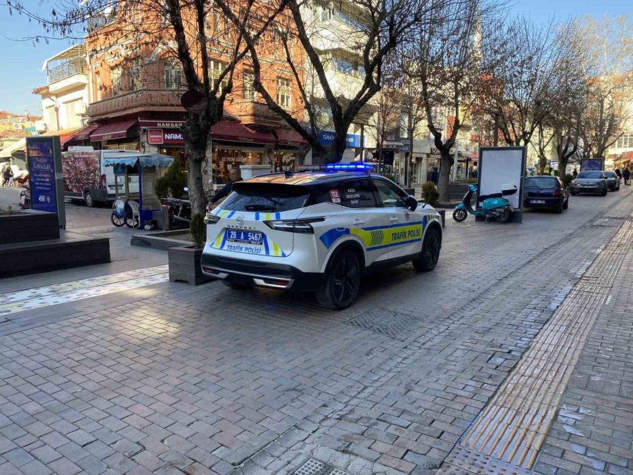 Kent Merkezinde Bir Garip Bisiklet Kazası