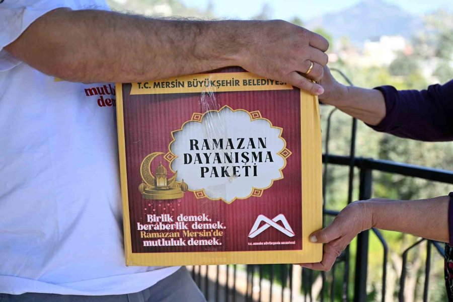 Mersin’de 144 Bin Haneye ’ramazan Dayanışma Paketi’ Ulaştırılacak