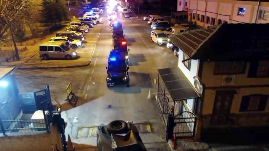 Kayseri’de Bin 74 Personel İle Eş Zamanlı Operasyon