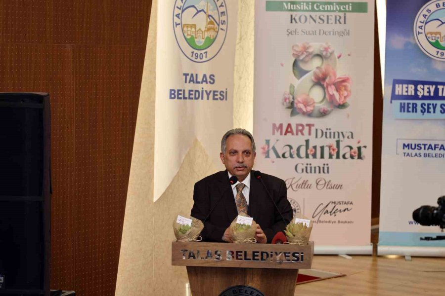 Talas Musiki Cemiyeti’nden Kadınlara Özel Konser