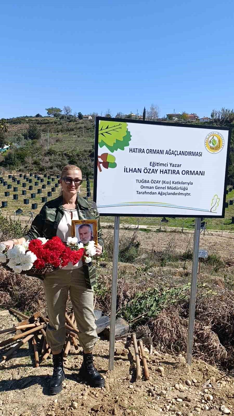 İlhan Özay Hatıra Ormanı’nda Fidan Dikimi Yapıldı