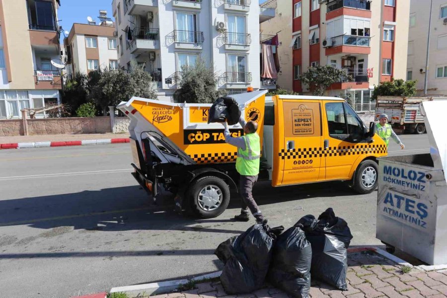 Kepez’den ‘çöp Taksi’ Hizmeti