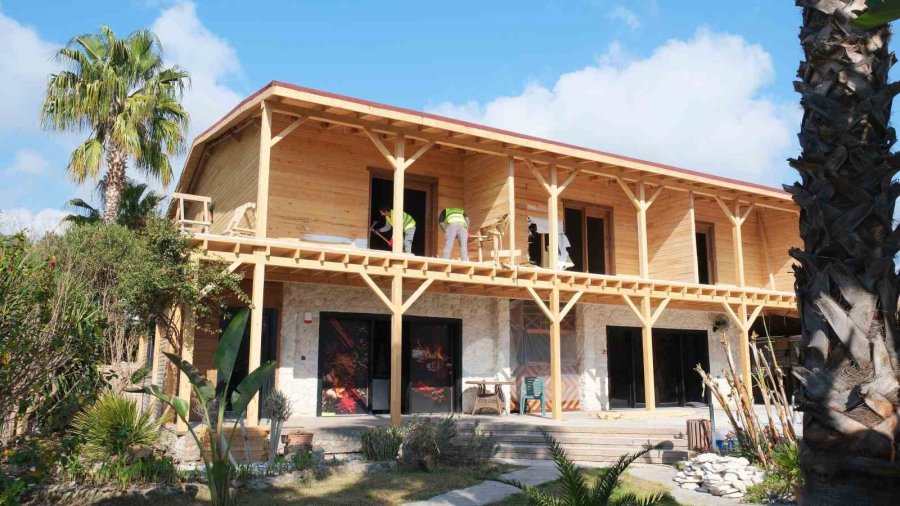 Kemer’de Kaçak Yapı Yıkıldı