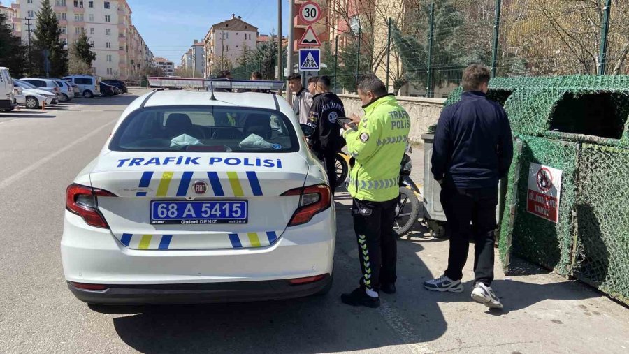 Aksaray’da Polis Motosikletlerin Peşinde