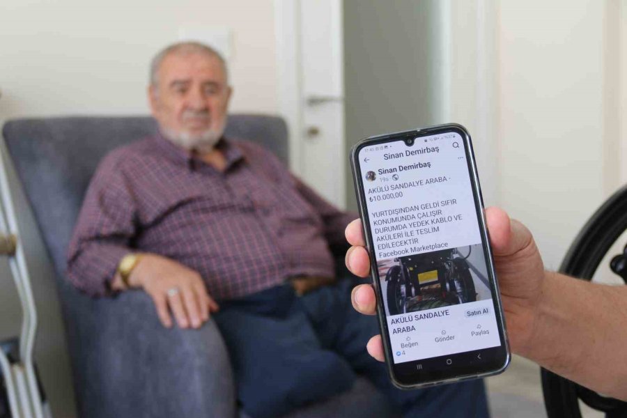 Babasına Ucuza Tekerlekli Sandalye Almak İsterken 24 Bin Tl Dolandırıldı
