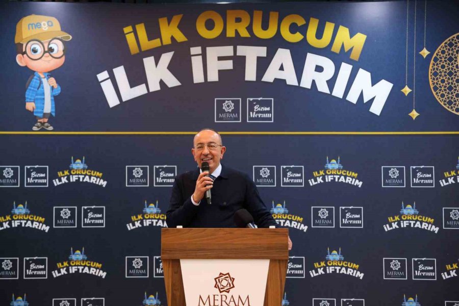 Meram’da ‘ilk Orucum, İlk İftarım’ Coşkusu Yaşandı