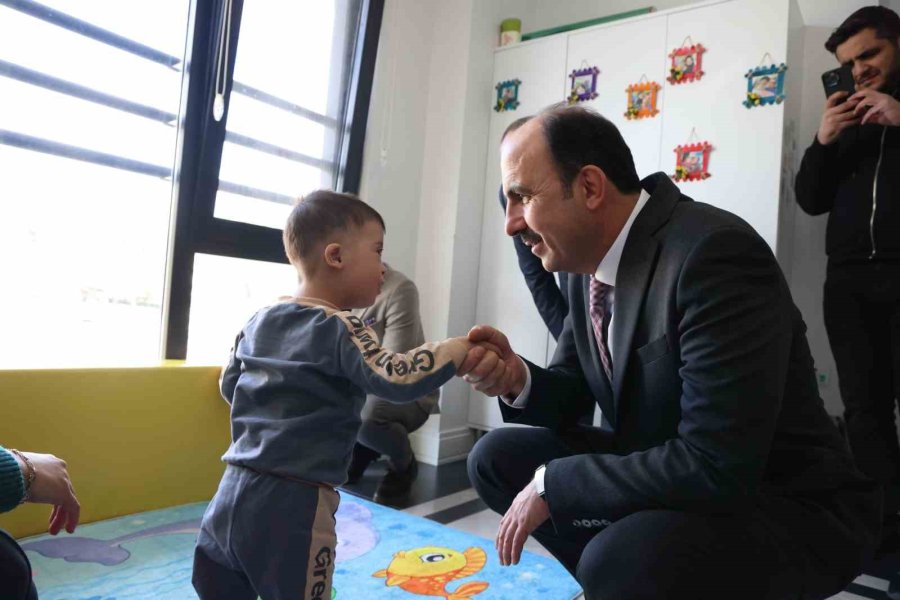 Başkanlar Dosd Meram’da Down Sendromlu Çocuklarla Buluştu