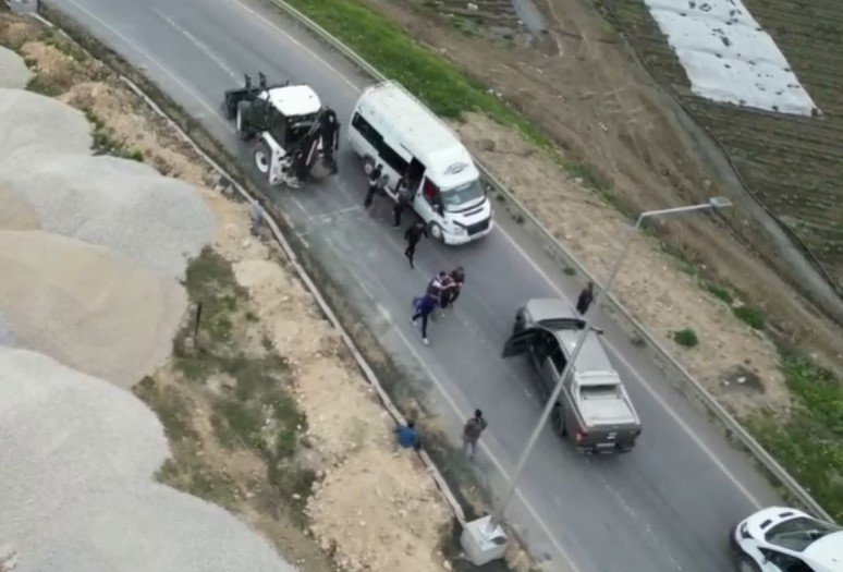 O Anlar Dron Kamerasında: 22 Yıl Hapis Cezasıyla Aranan Firari Böyle Yakalandı