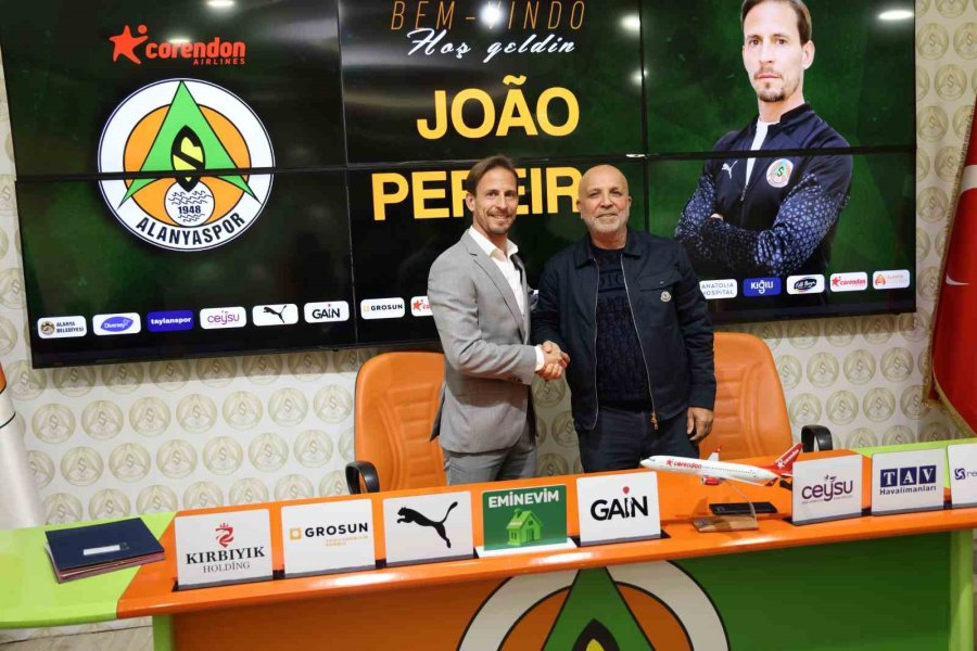 Alanyaspor, Joao Pereira 1,5 Yıllık Sözleşme İmzaladı