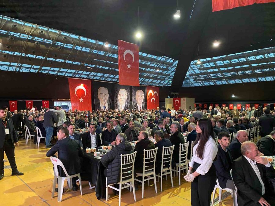 Antalya’da Mhp’liler İftar Yemeğinde Buluştu