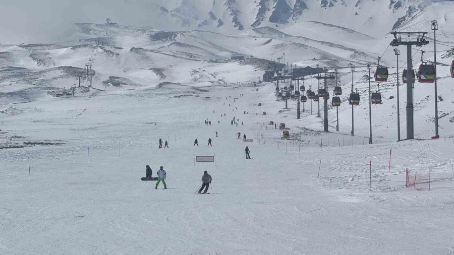 Erciyes’e Kar Yağdı, Sezon Uzadı