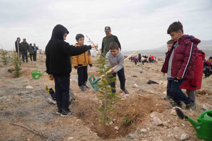Niğde’de Bin Fidan Toprakla Buluşturuldu