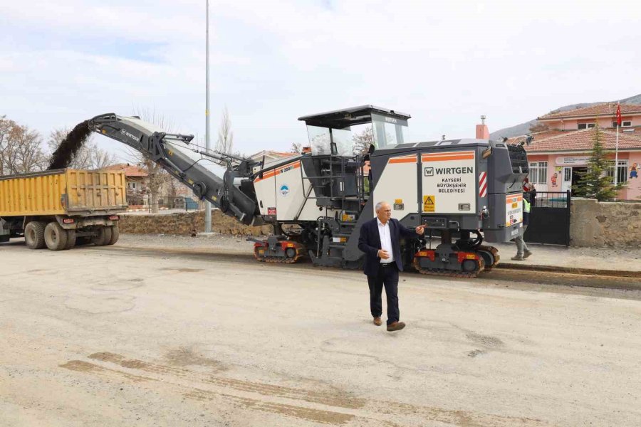 Yahyalı’da Sıcak Asfalt Hazırlıkları Başladı