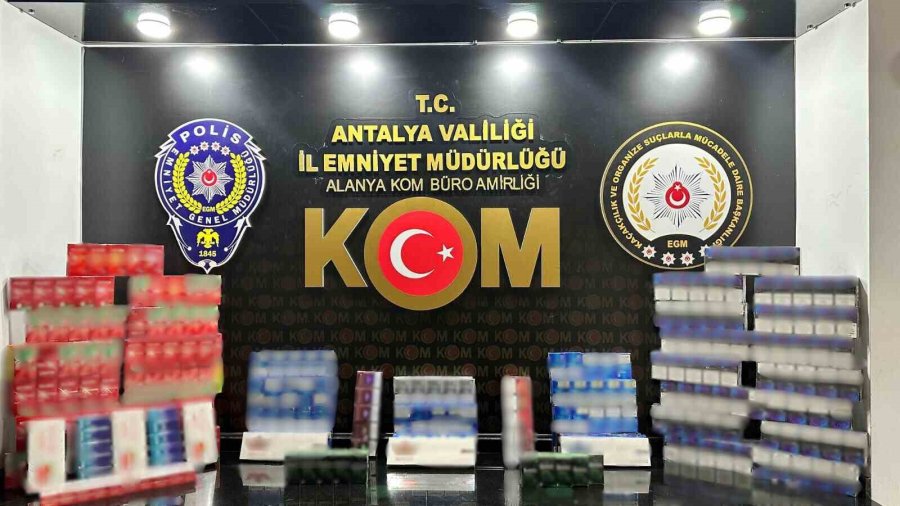 Antalya’da Kaçakçılık Operasyonları: 6 Tutuklama