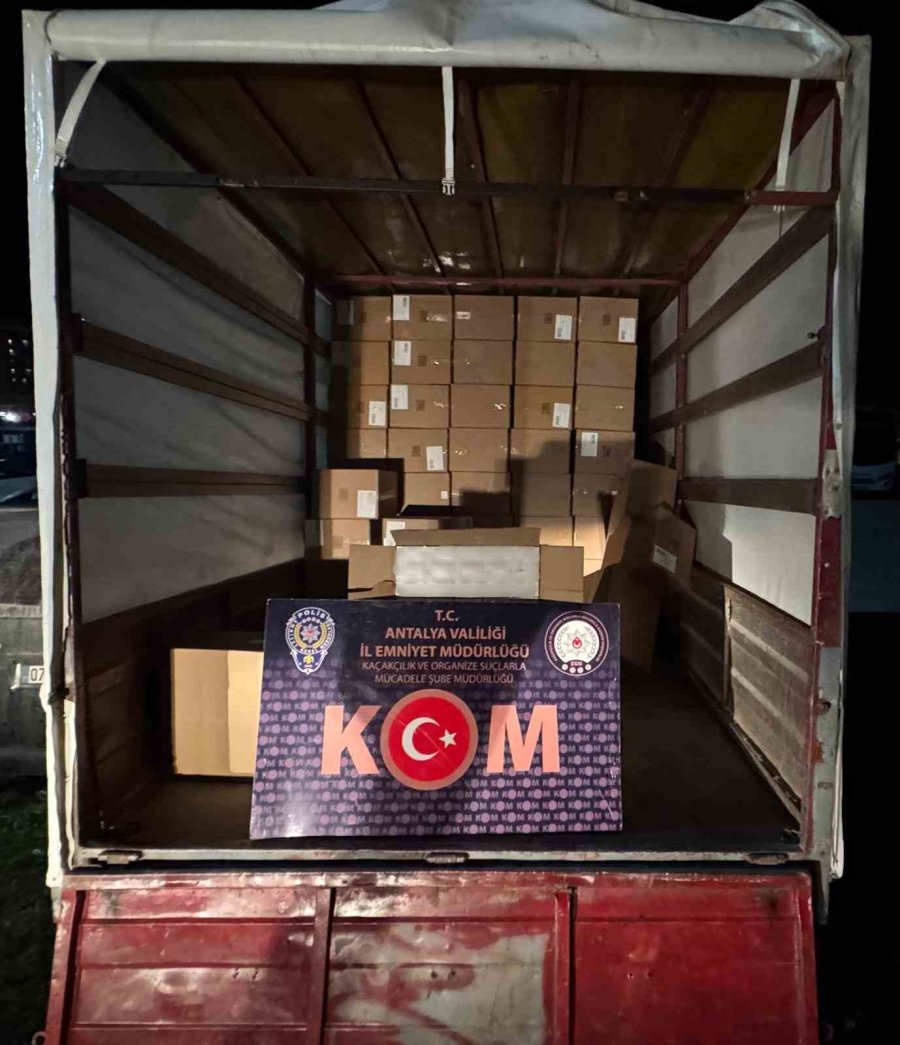 Antalya’da Kaçakçılık Operasyonları: 6 Tutuklama