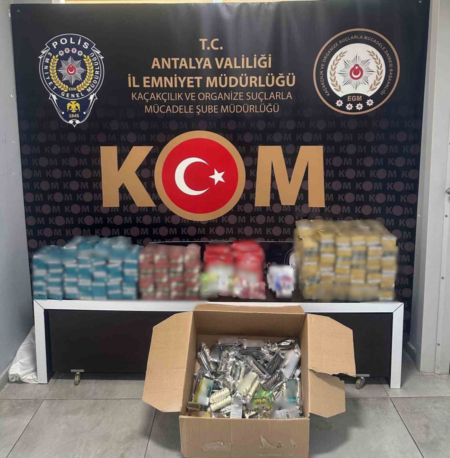 Antalya’da Kaçakçılık Operasyonları: 6 Tutuklama
