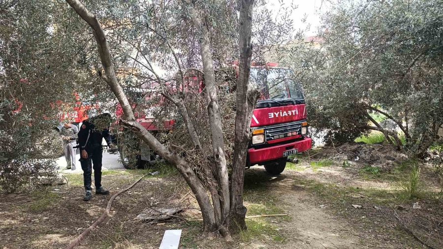 Ormanlık Arazide Yanan Tavuk Kümesi Ekipleri Alarma Geçirdi