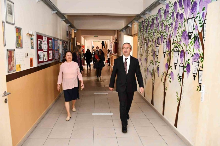 İl Milli Eğitim Müdürü Sinan Aydın Okul Ziyaretlerini Sürdürüyor