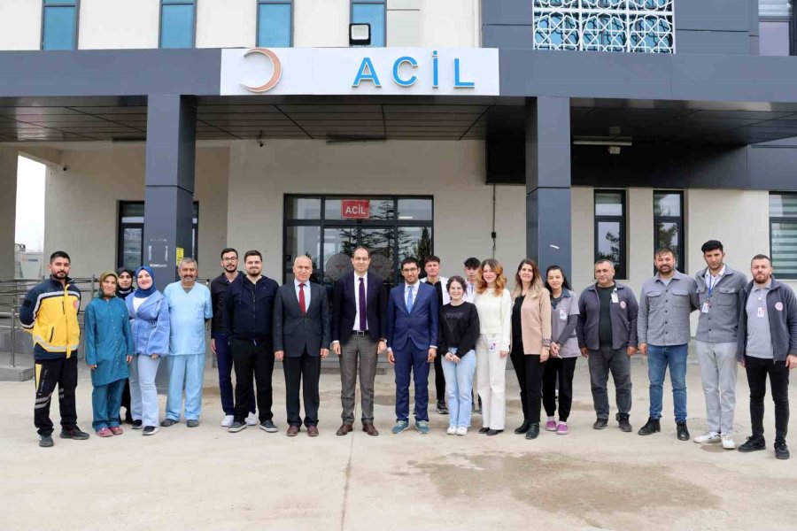 Erşan, Sarız Devlet Hastanesi’ni Ziyaret Etti