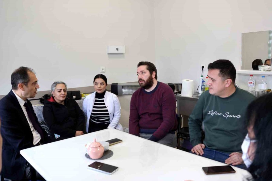 Erşan, Sarız Devlet Hastanesi’ni Ziyaret Etti