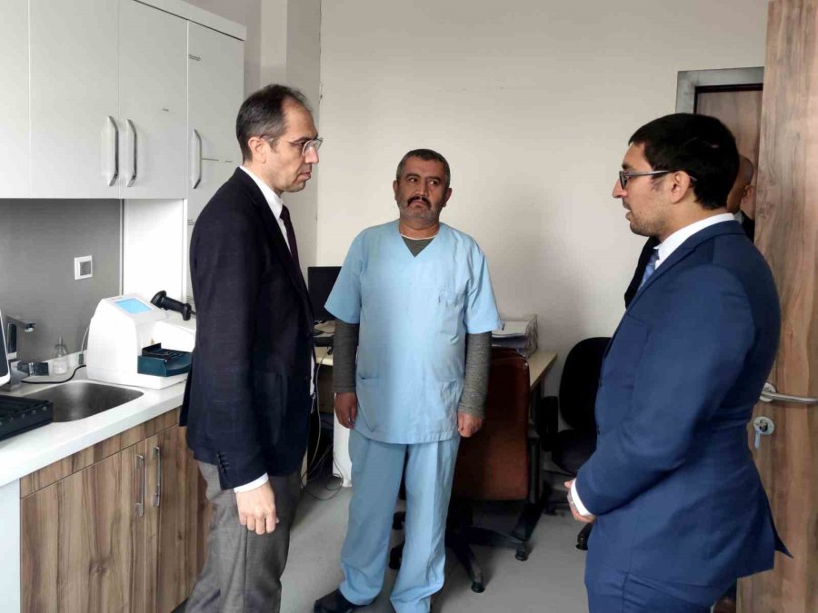 Erşan, Sarız Devlet Hastanesi’ni Ziyaret Etti