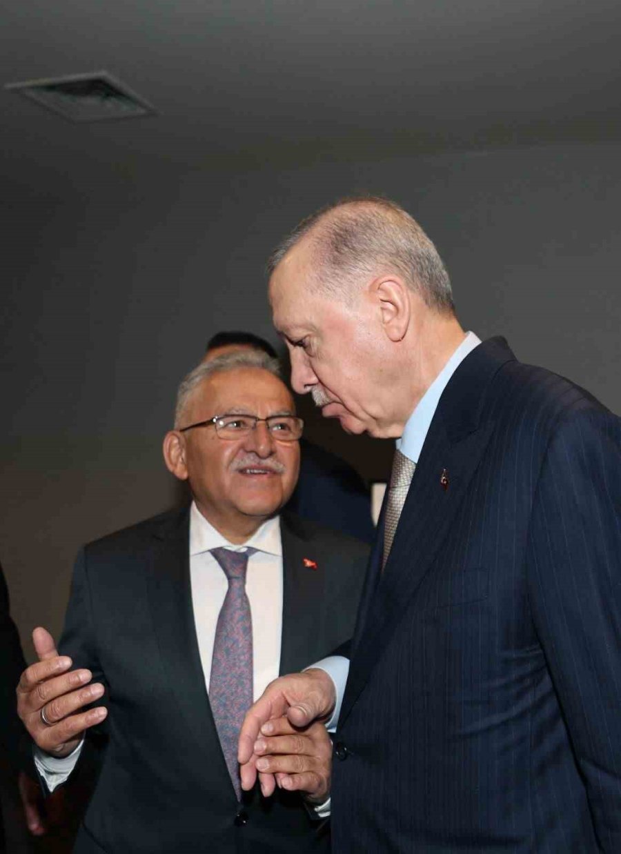 Başkan Büyükkılıç, Ankara’da Cumhurbaşkanı Erdoğan İle Bir Araya Geldi