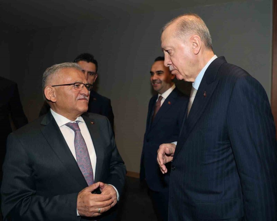 Başkan Büyükkılıç, Ankara’da Cumhurbaşkanı Erdoğan İle Bir Araya Geldi