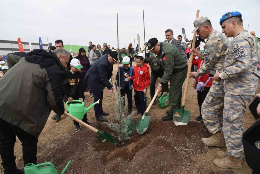 Eskişehir’de Ağaç Bayramında 6 Bin Fidan Toprakla Buluştu