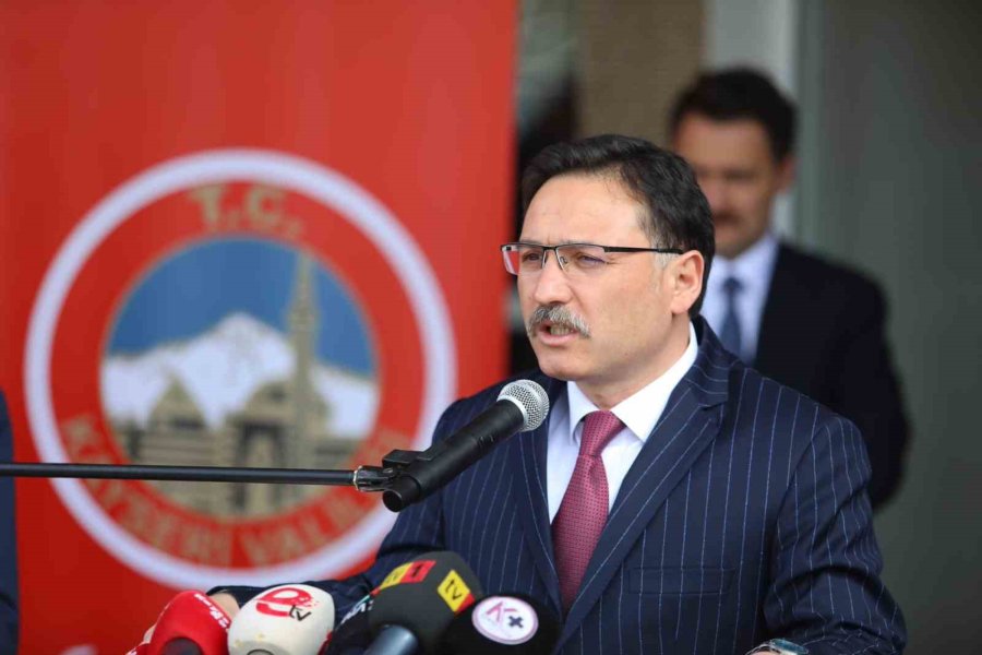 Vali Çiçek: "kayseri’nin Birlik Ve Beraberliği Tüm İllere Örnek"