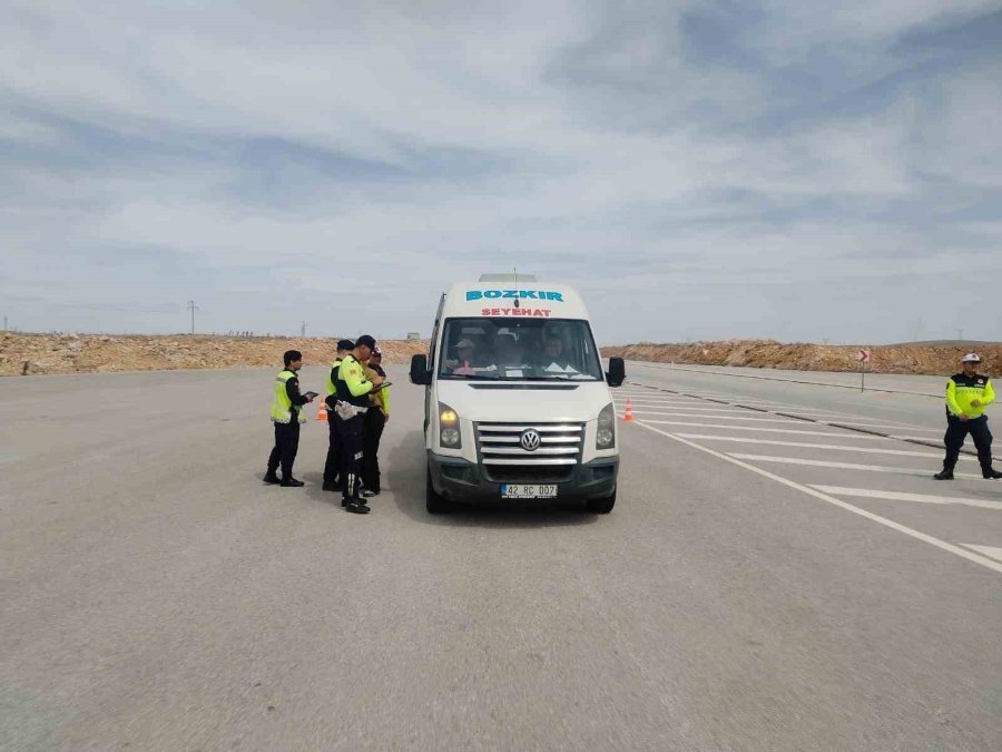 Konya’da Jandarmadan Bayram Tatili Denetimleri