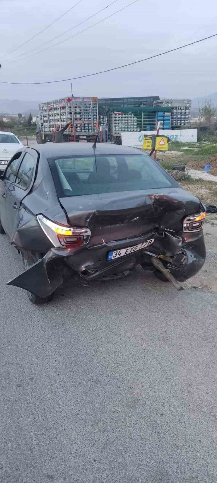Manavgat’ta Trafik Kazası: 1 Yaralı