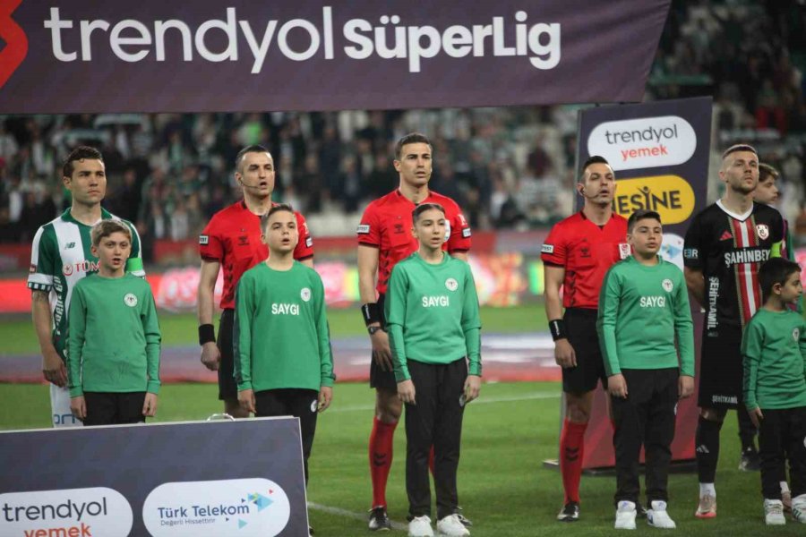 Trendyol Süper Lig: Konyaspor: 0 - Gaziantep Fk: 0 (ilk Yarı)