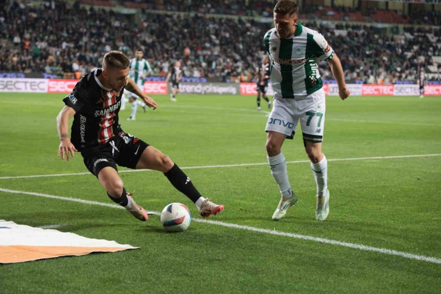 Trendyol Süper Lig: Konyaspor: 0 - Gaziantep Fk: 0 (ilk Yarı)