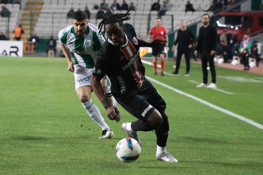 Trendyol Süper Lig: Konyaspor: 0 - Gaziantep Fk: 0 (ilk Yarı)