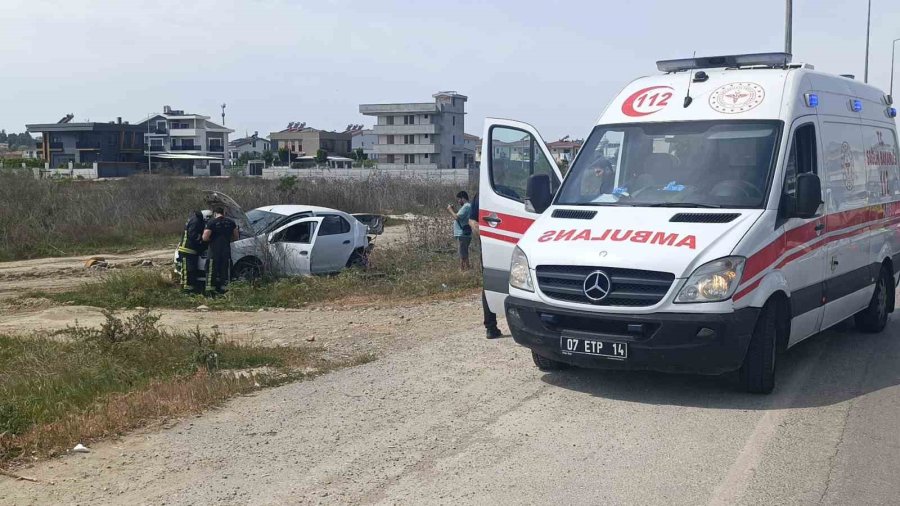İki Araç Çarpıştı, Sürücüler Hastaneye Gitmedi