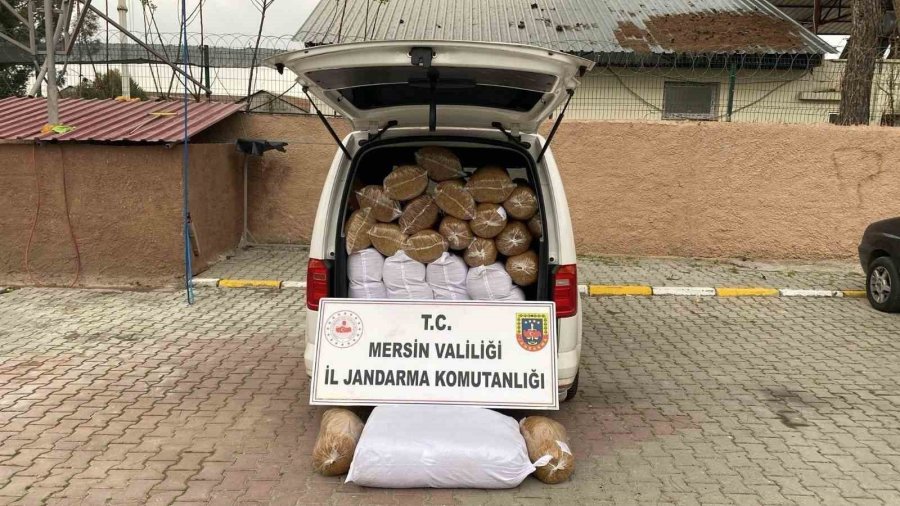 Mersin’de 815 Kilo Tütün İle 13 Bin Adet Makaron Ele Geçirildi