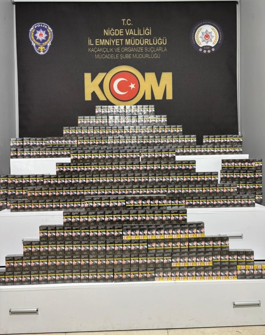 Niğde’de Kaçakçılık Operasyonu: 2 Gözaltı