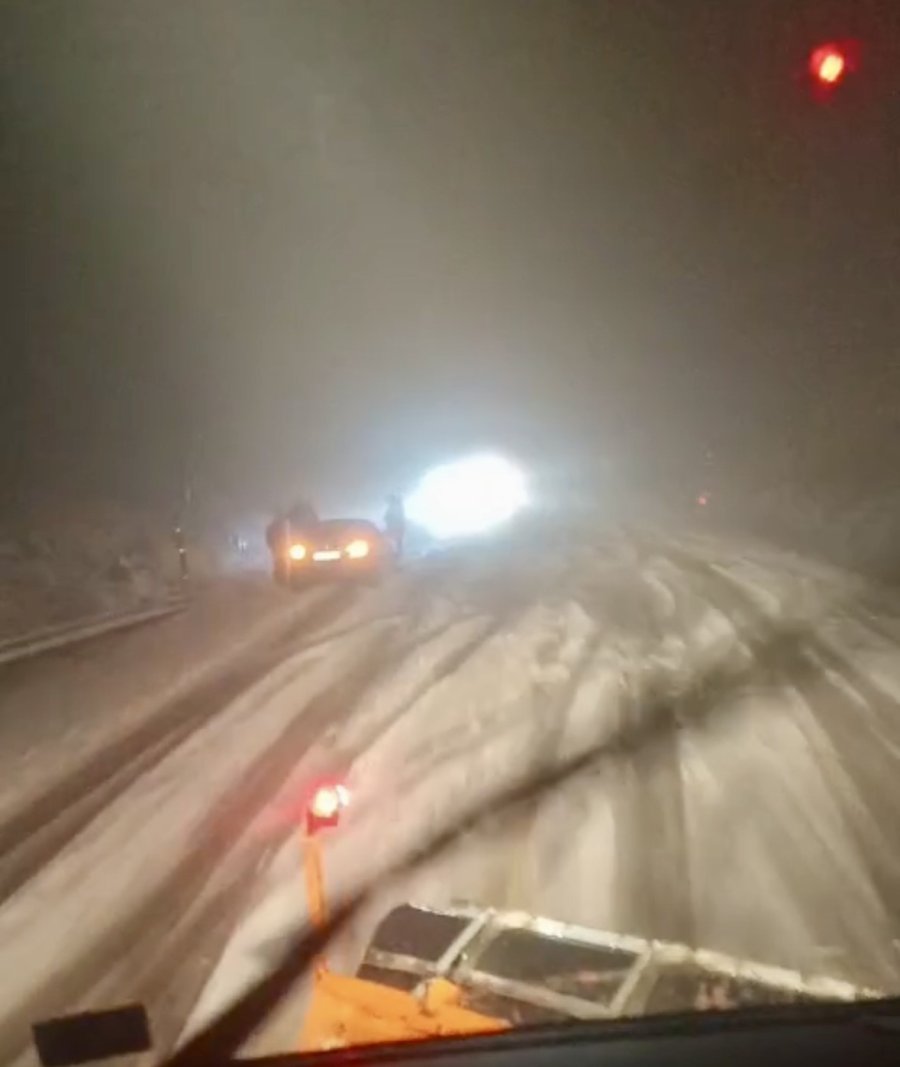 Antalya’ya Kar Sürprizi