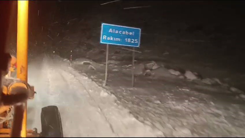 Antalya’ya Kar Sürprizi