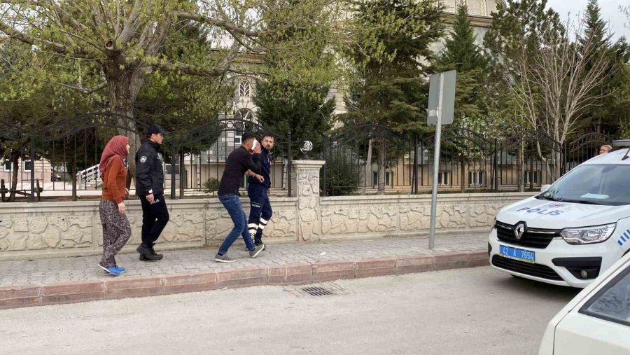 Konya’da Karı-koca Arasındaki Kavgaya Aileler De Dahil Oldu, Yumruklar Havada Uçuştu: 4 Yaralı