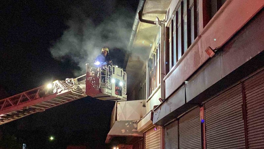 Konya’da Matbaada Yangın Paniği