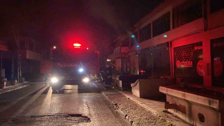 Konya’da Matbaada Yangın Paniği