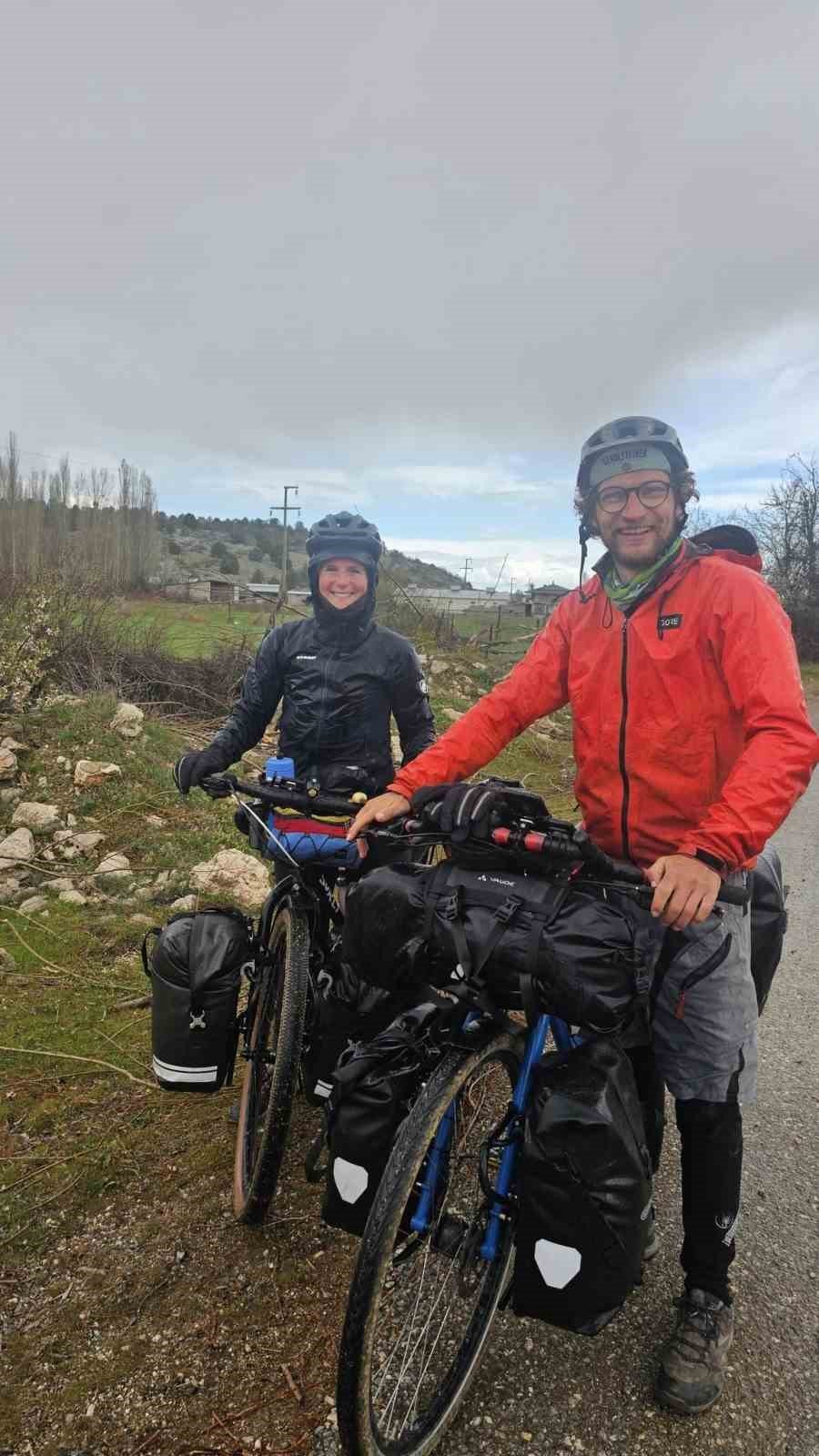 Fransız Bisikletçiler, Beyşehir’de Mola Verdi