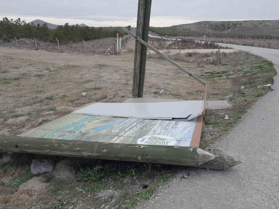 Karapınar’da Lodos Fırtınası Etkili Oldu