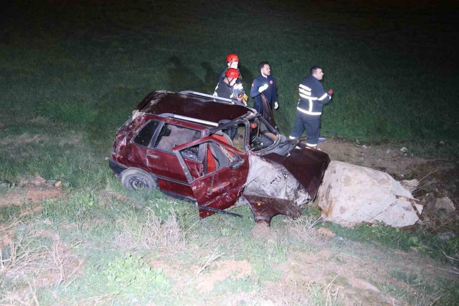 Alkollü Olarak Trafiğe Çıktı, Şarampole Yuvarlandı