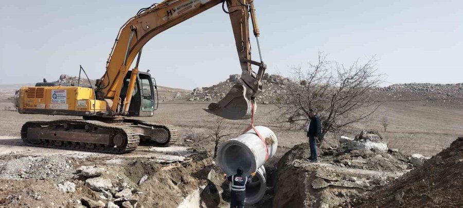 Büyükşehir’den Korkuteli Grup Yollarında Çalışma
