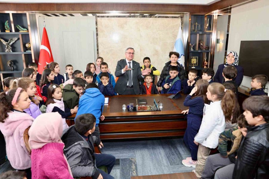 Miniklerden Başkan Özdoğan’a Anlamlı Ziyaret