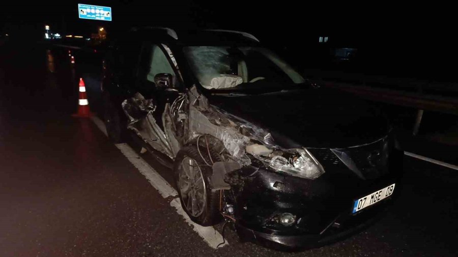 Kazadan Sonra Kaçan Alkollü Sürücü Tarlada Saklanırken Yakalandı